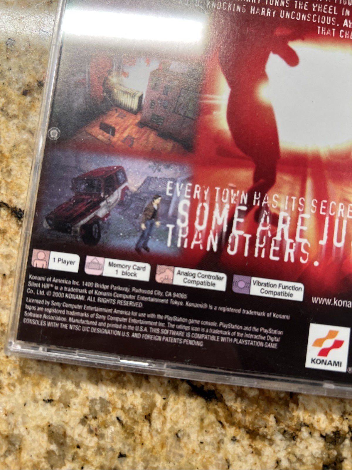 Silent Hill Sony PlayStation PS1 Game Disc w/ Manual Greatest Hits
