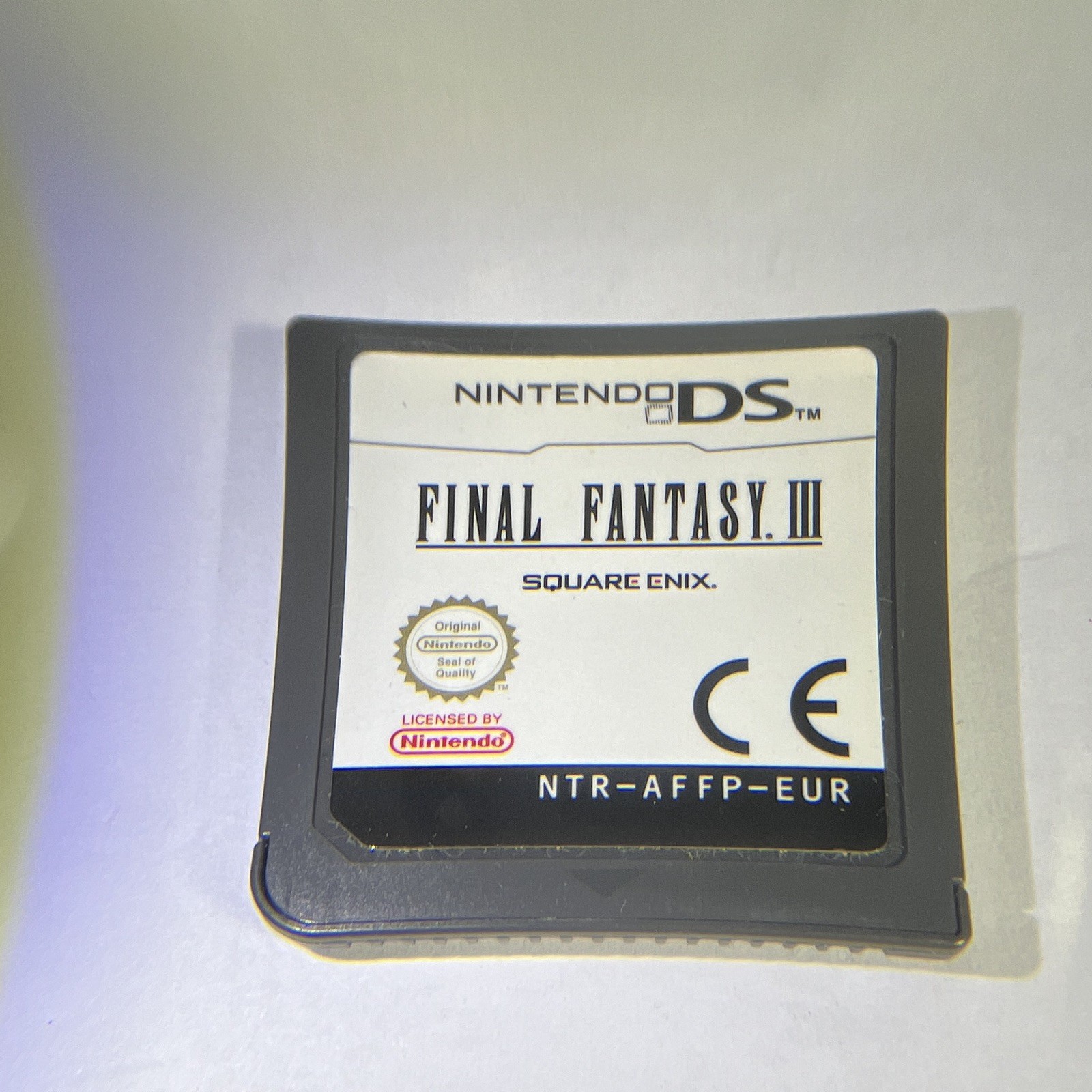 Final Fantasy III Nintendo DS Game Case Manual Inserts Complete 100% CIB PAL