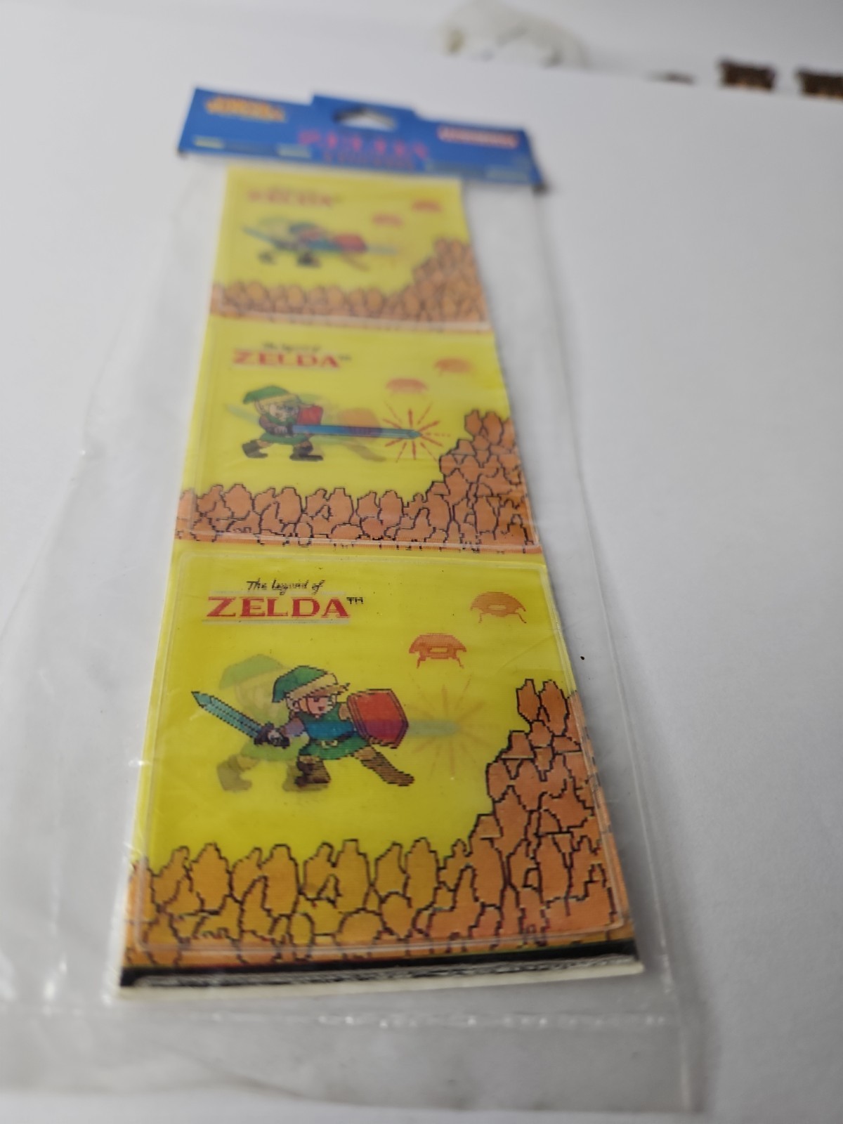 Lenticular Legend of Zelda Stickers – Nintendo (Three Cheers by Applause, 1989)
