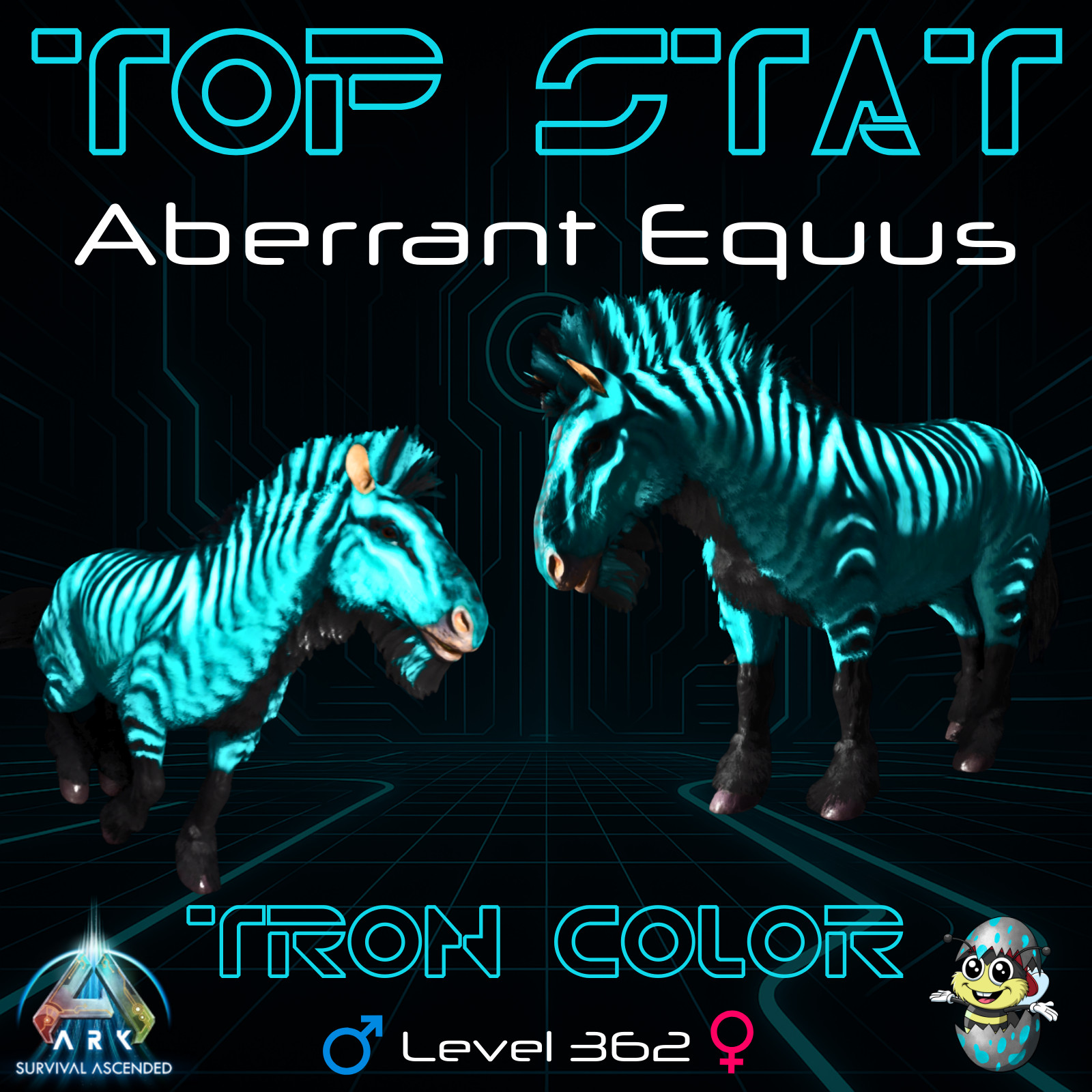 🦖 TRON Top Stat BABY PAIRS Ark Survival Ascended PvE PC/XBOX/PS5