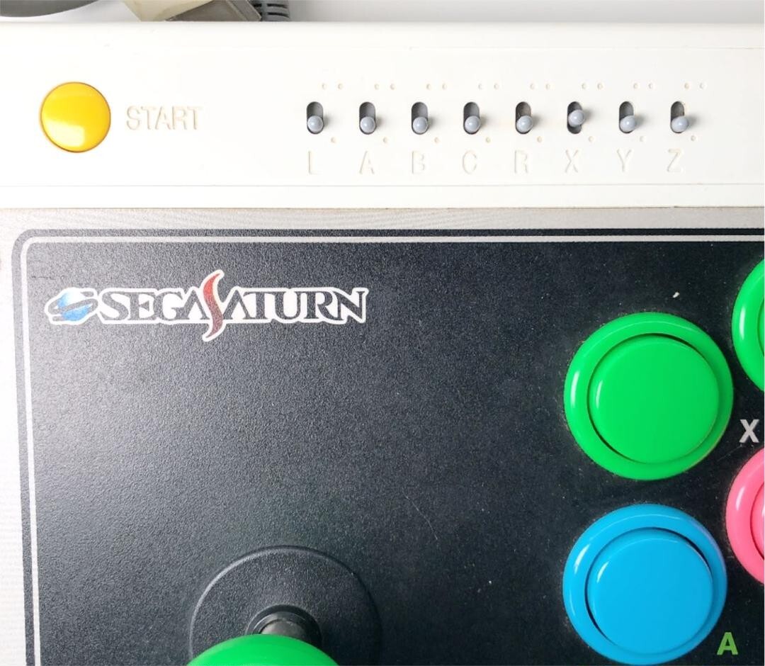 Sega Virtua Stick HSS-0136 Controller Sega Saturn Tested & Working Used Game