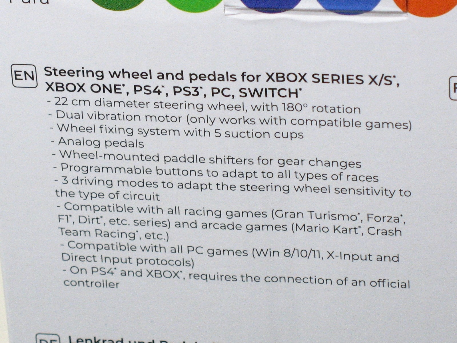 Superdrive Driving Gaming Racing Wheel & Pedals SV250