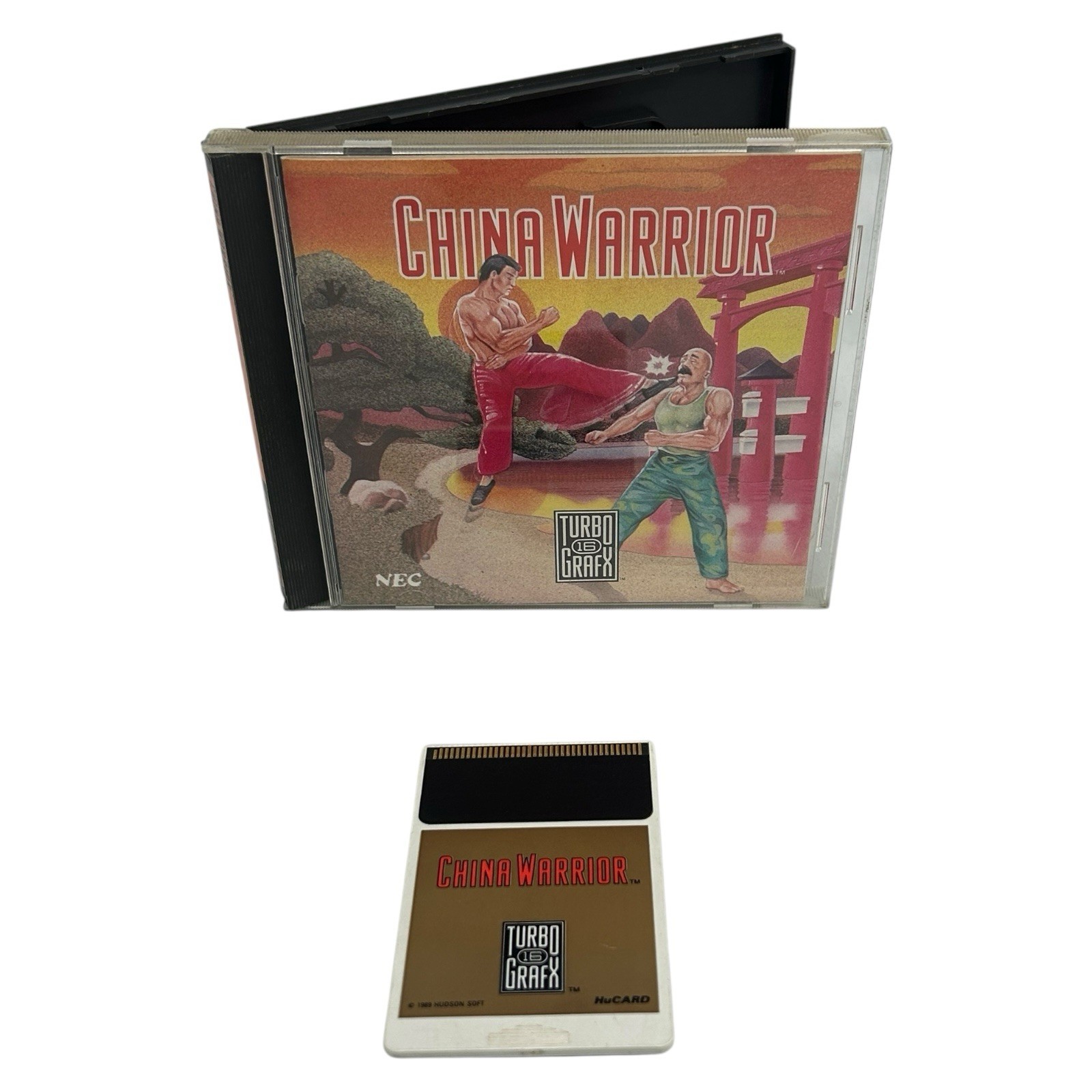 China Warrior (TurboGrafx-16, 1989) TG16 CIB Complete w/ Manual Tested