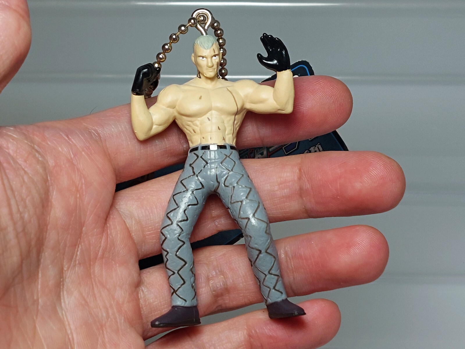 Tekken Geki Kakkoii Keyholder A Bryan Fury Keychain Figure Namco 2.6in