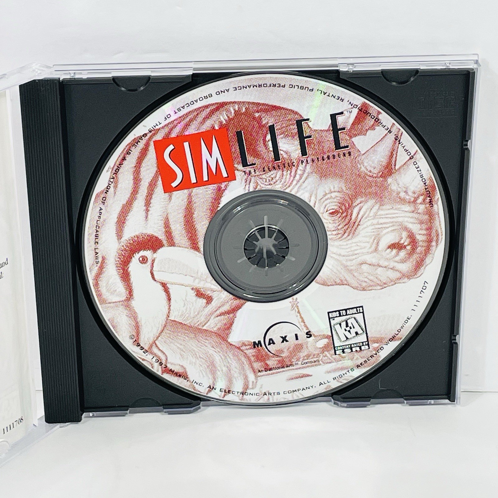Sim Life The Genetic Playground 1997 PC CD-ROM Video Game for Windows