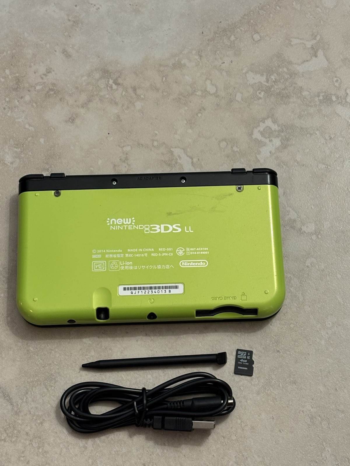 New Nintendo 3DS LL XL Lime And Black Region Free USA Seller