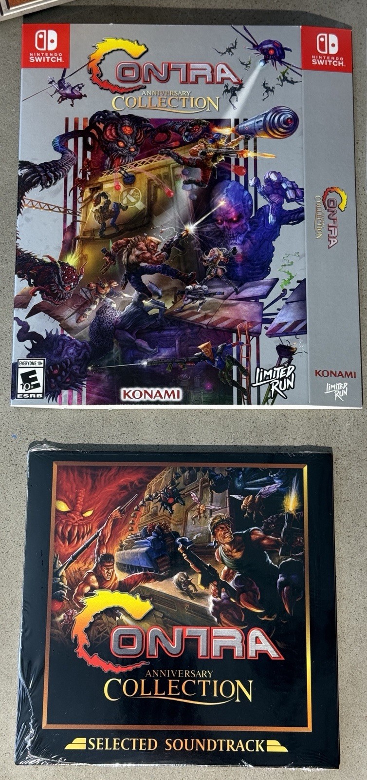 Contra Anniversary Collection Ultimate Edition Switch Limited Run #140 NO GAME