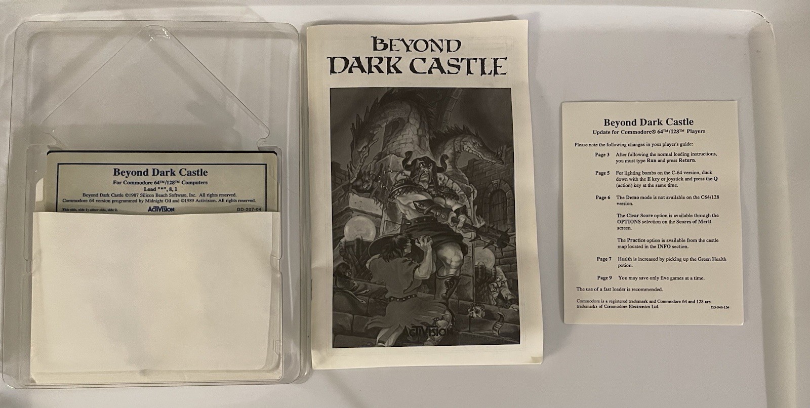BEYOND DARK CASTLE – Commodore 64 C64/128 ACTIVISION
