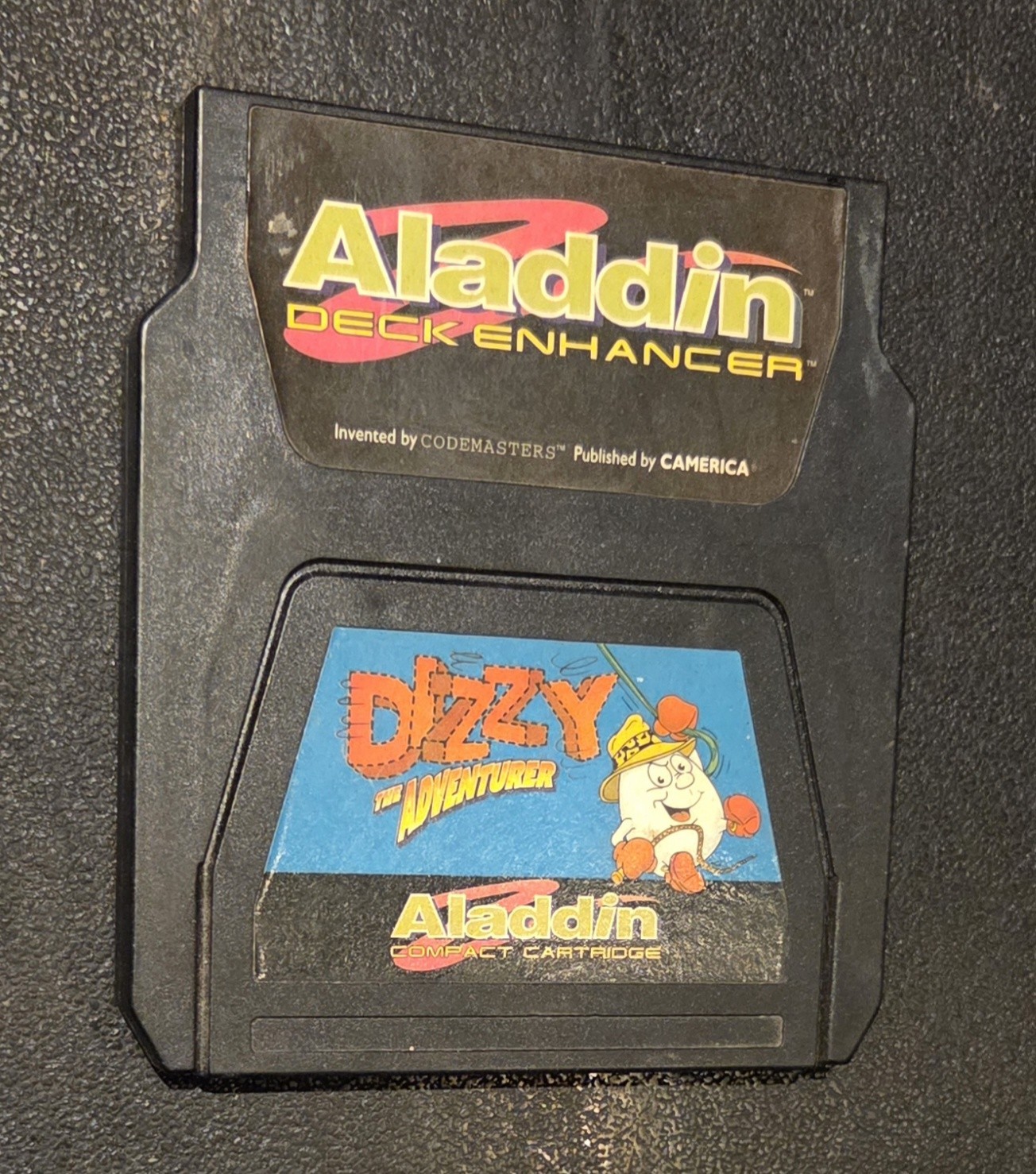Aladdin Deck Enhancer for Nintendo NES Rare Dizzy the Adventurer Cartridge
