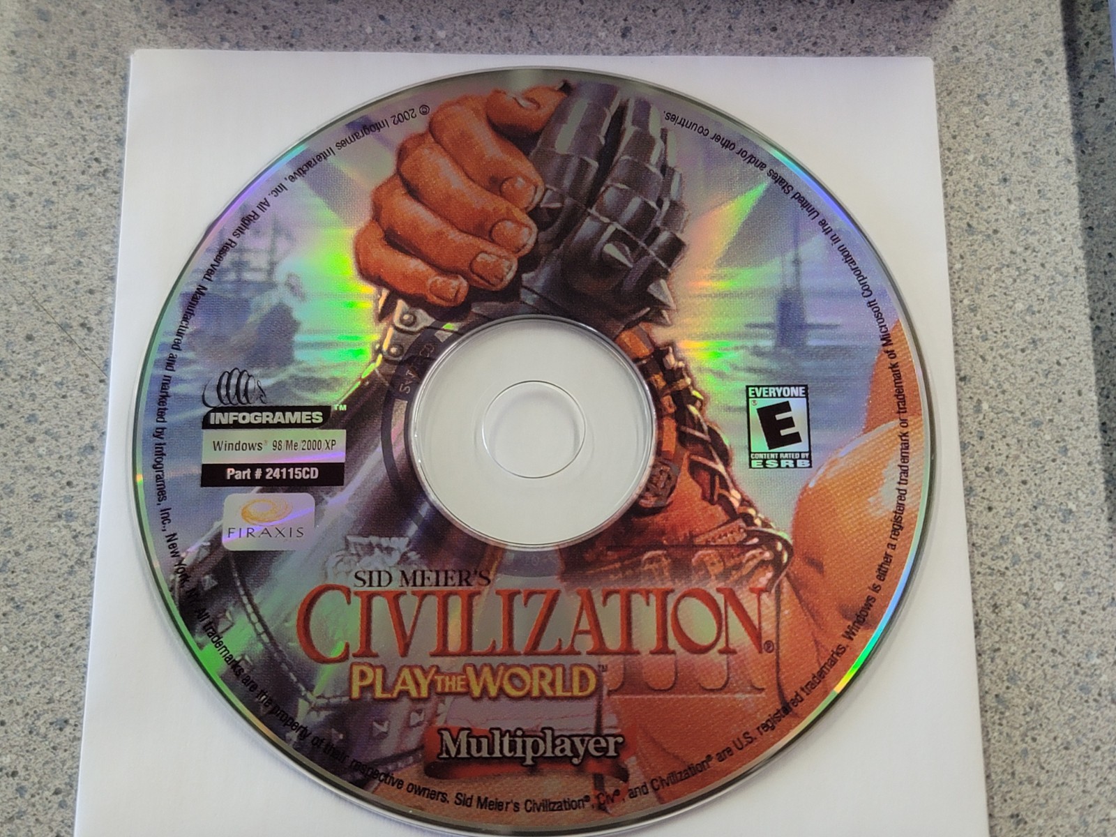 WINDOWS PC – CIVILIZATION III GOTY EDITION & PLAY THE WORLD EXPANSION – NM DISCS