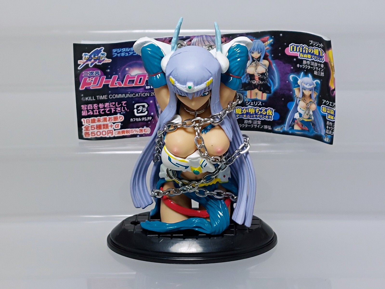 DGP 2D Dream Heroines Spirit Knight Aqueal Figure Millennium 2009 Japan 3.2in