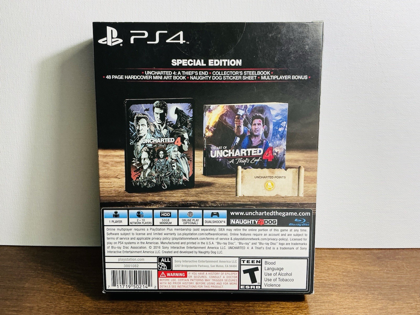 Uncharted 4 A Thief’s End (Libertalia Collectors Edition PS4 Near Mint Sealed