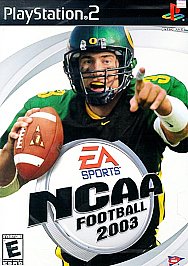 NCAA Football 2003 (Sony PlayStation 2, 2002) Hardnosed College Gridiron