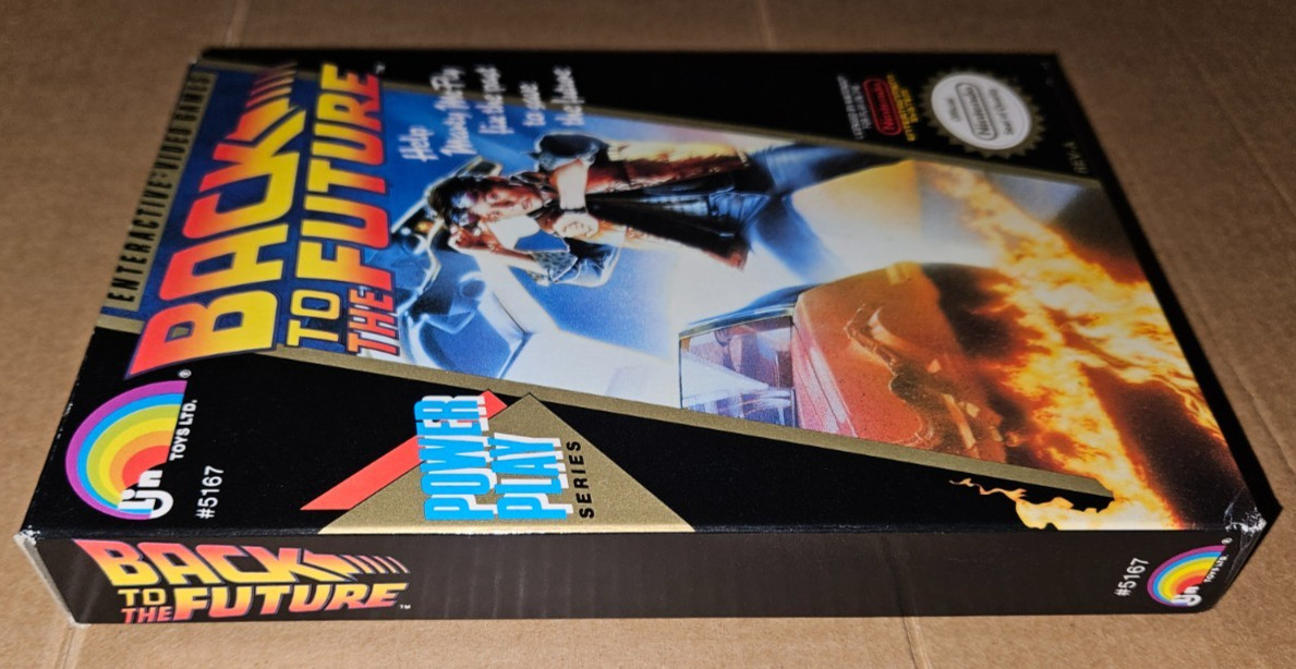 NES Back To The Future CIB Complete In Box Nintendo Entertainment System LJN