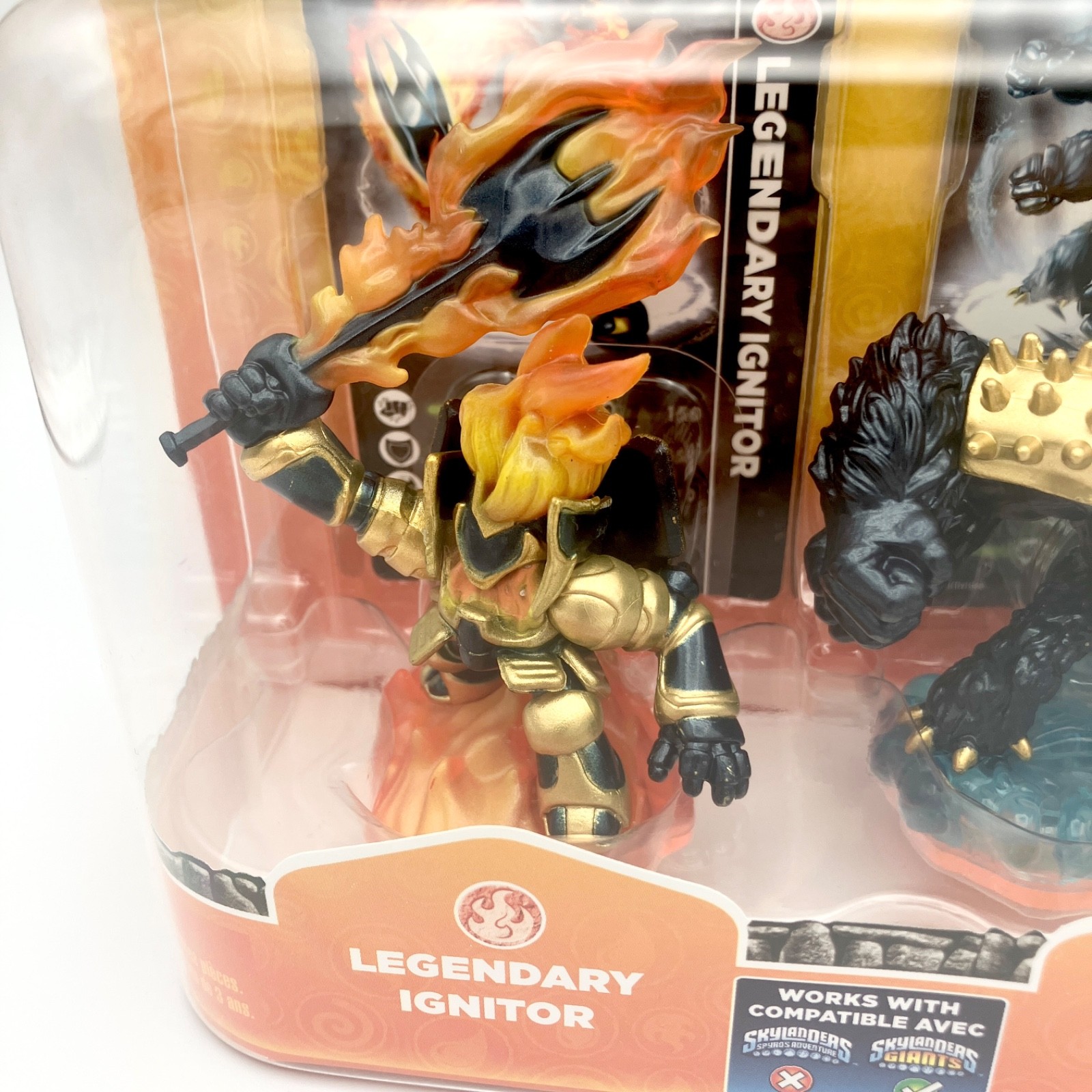 Skylanders Giants Legendary Slam Bam Ignitor Jet Vac 3 Pack Figures NEW SEALED