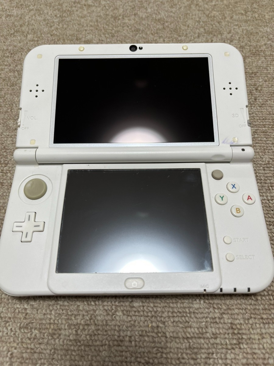 New 3DS LL XL Pearl White Japan Nintendo Console region Japanese B118