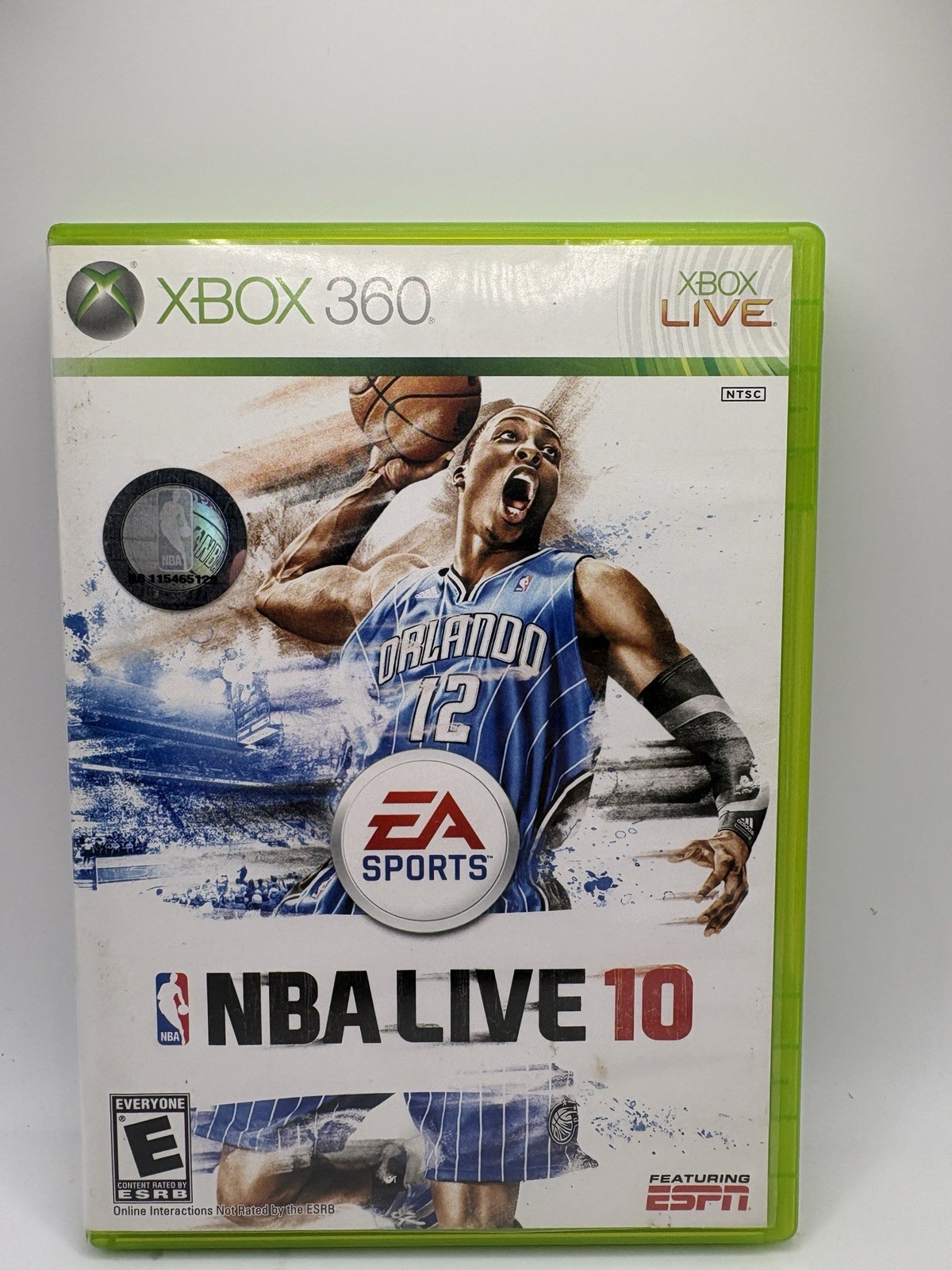 EA Sports NBA Live 10 Xbox 360 Basketball Game CIB Tested