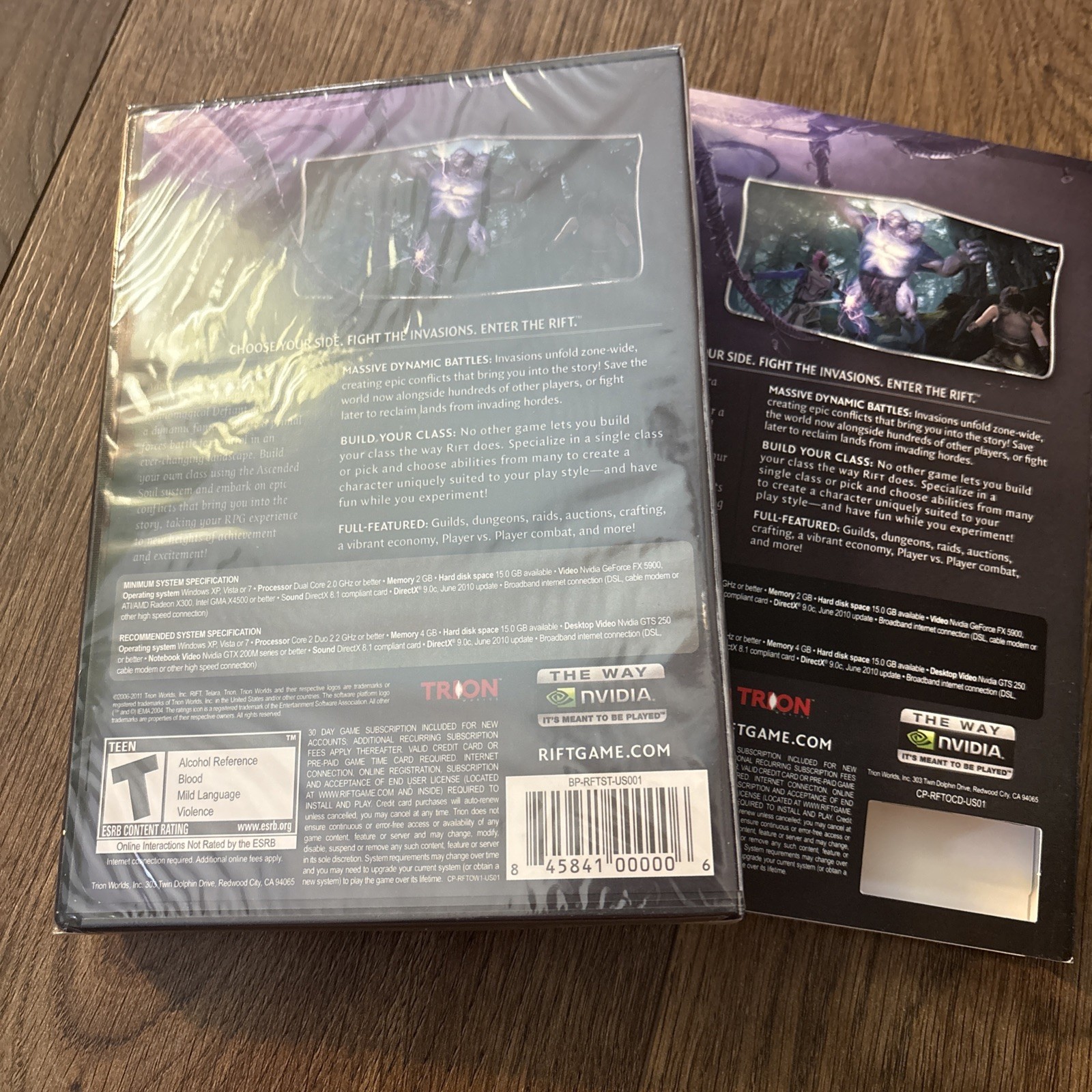 Rift (PC, 2011) Brand New Sealed
