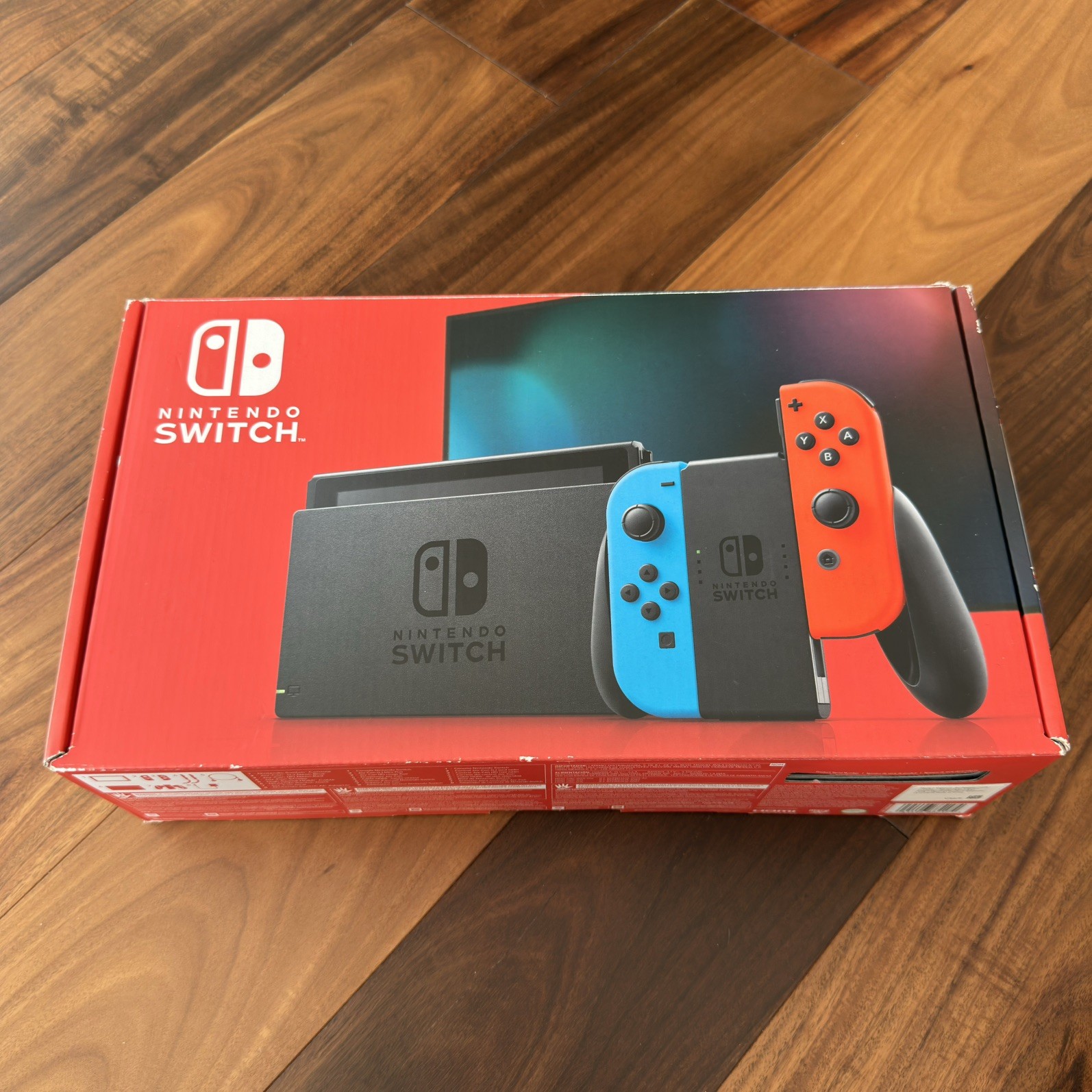Nintendo Switch – BOX ONLY – Red & Blue Authentic Box – NO Console