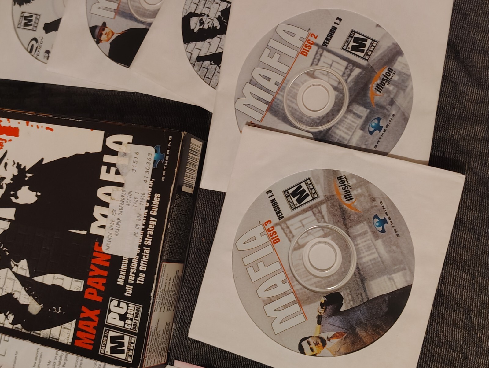 Max Payne / MAFIA Bundle: Maximum Underworld Big Box PC (Windows PC) 5 Disc Set
