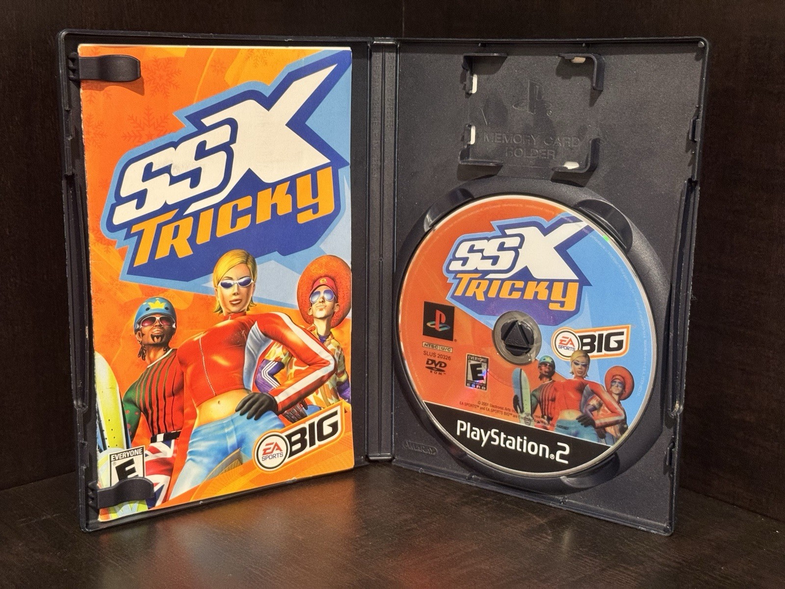 SSX Tricky – Black Label (Sony PlayStation 2, 2002) + EA BIG Reg Card