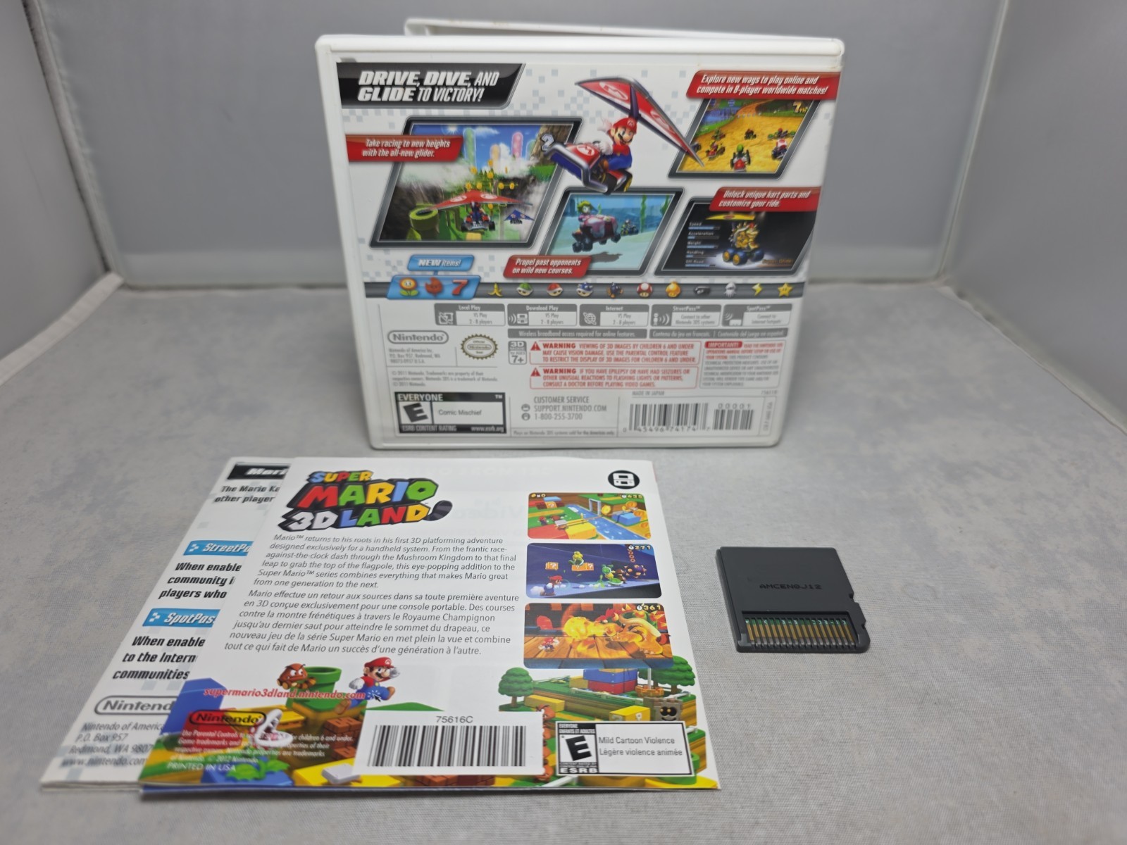Mario Kart 7 Nintendo 3DS Tested Authentic Complete