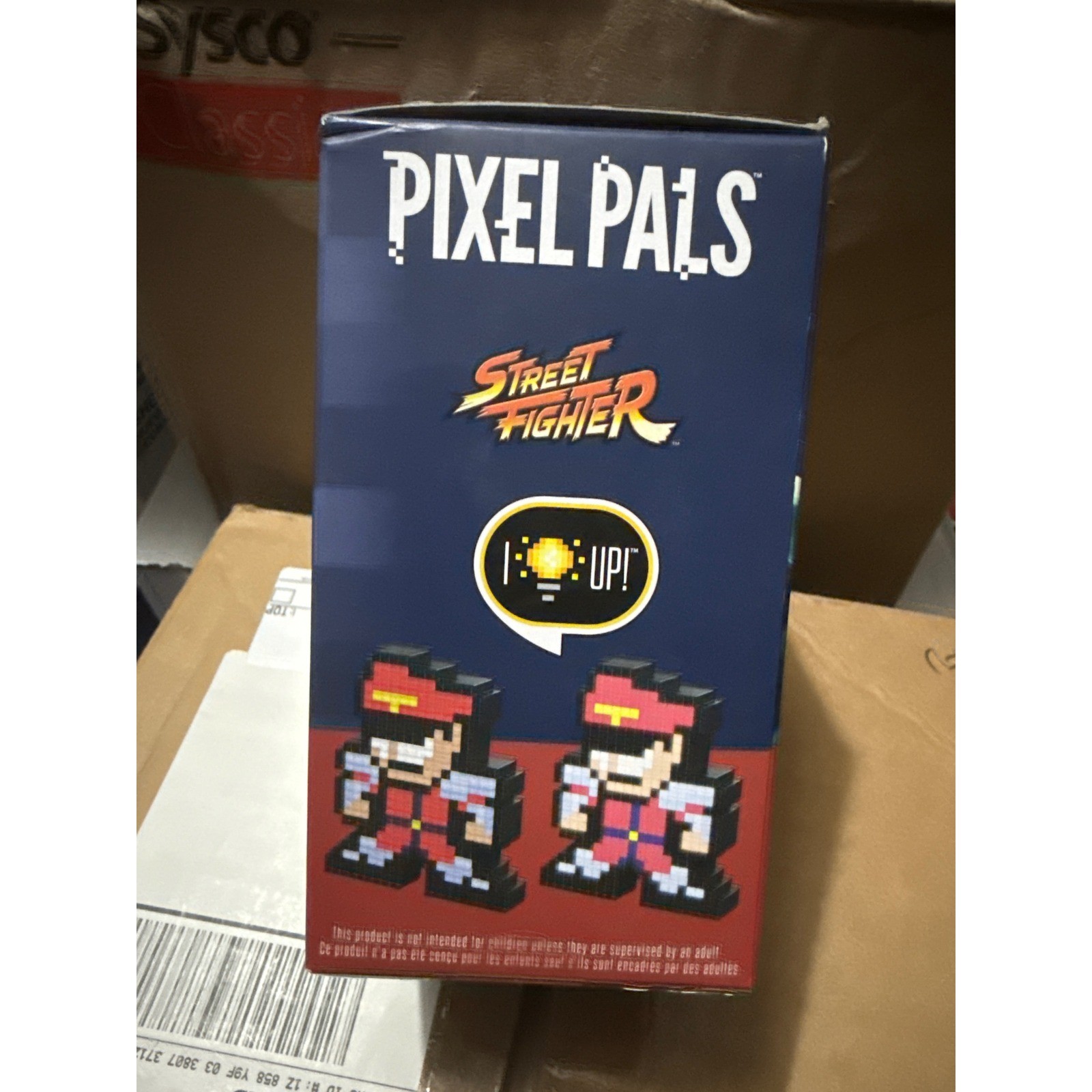 PDP Pixel Pals Street Fighter M. Bison 022 Light Up Figure 8-Bit Capcom Red
