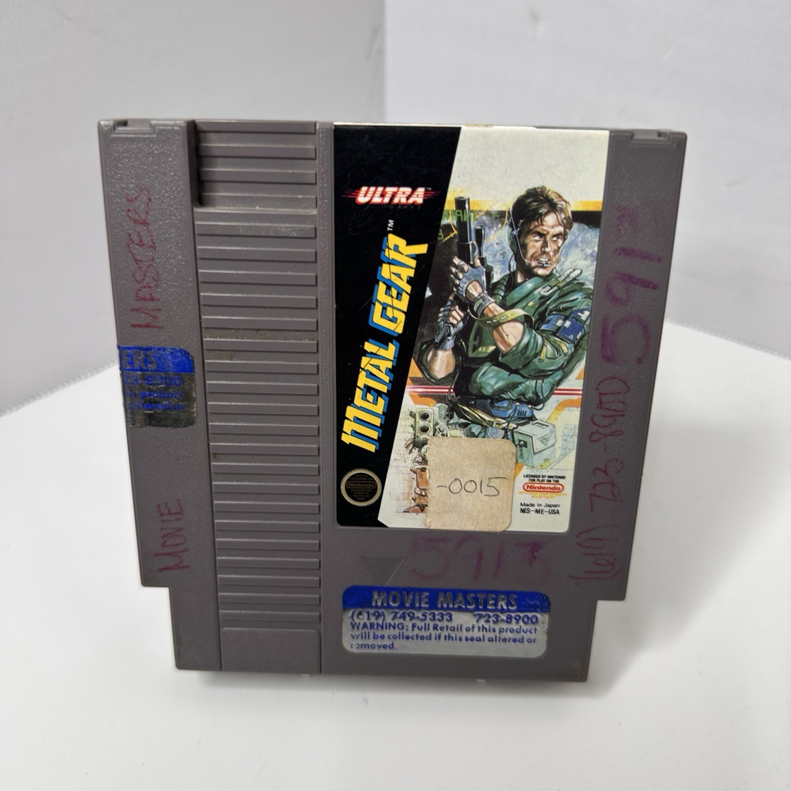 Metal Gear & Snake’s Revenge Lot Nintendo NES Lot Of 2 Tested / Working