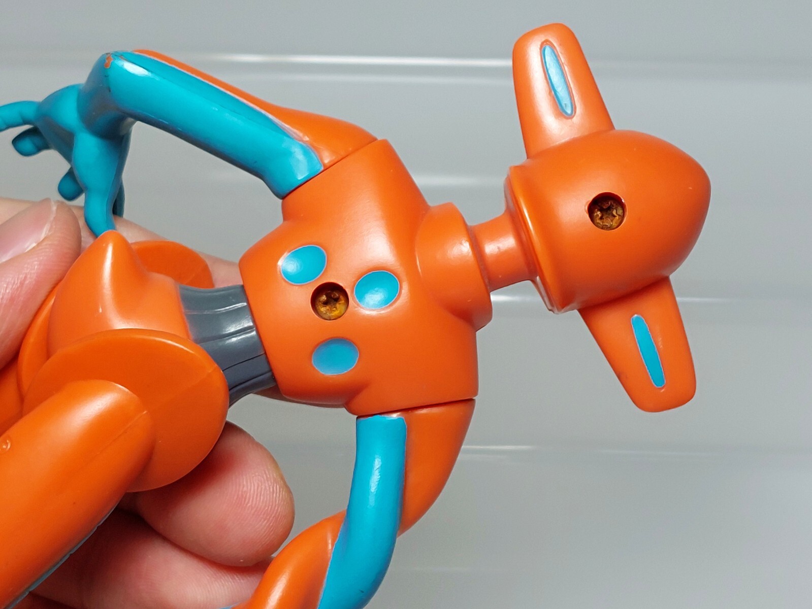 Deoxys Pokemon AG Figure Action Poseable Tomy 2004 Japan B07 5.5in