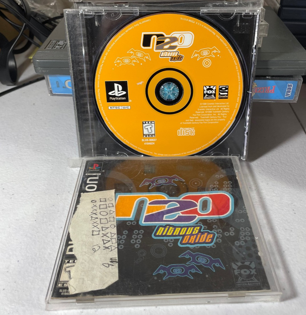N2O: Nitrous Oxide – Sony PlayStation (Broken Jewel Case, Complete with Manual)