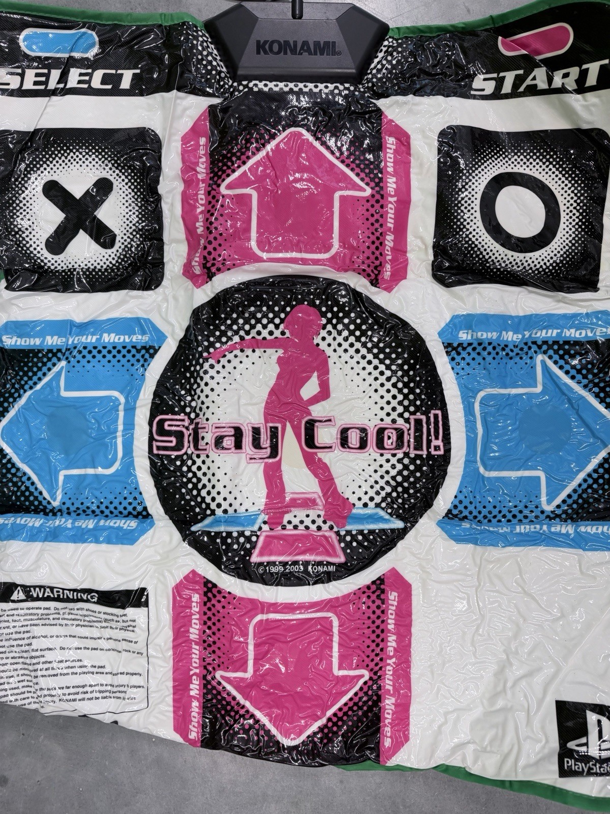 Konami Sony PlayStation 1/2 Dance Dance Revolution Game Pad Dance Mat DDR RU041