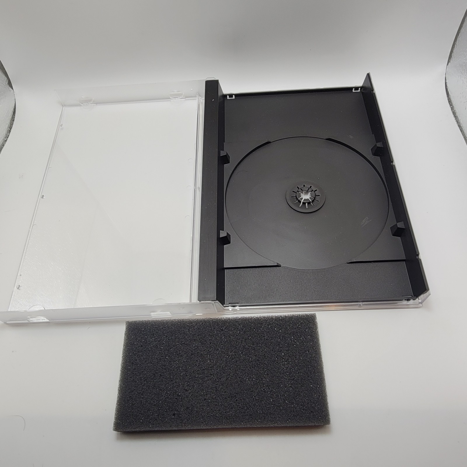 Game Case for Sega Saturn, Sega CD, or Playstation 1 + Foam Insert – NEW!