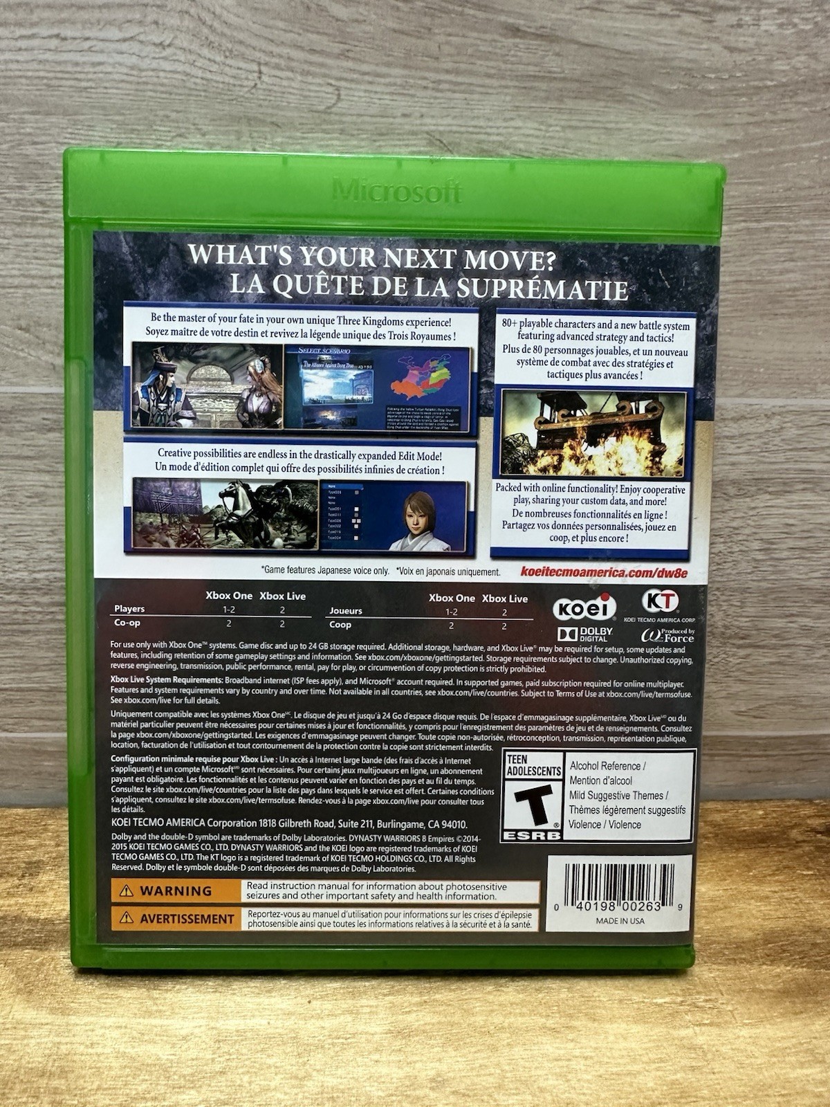 Dynasty Warriors 8: Empires – Xbox One