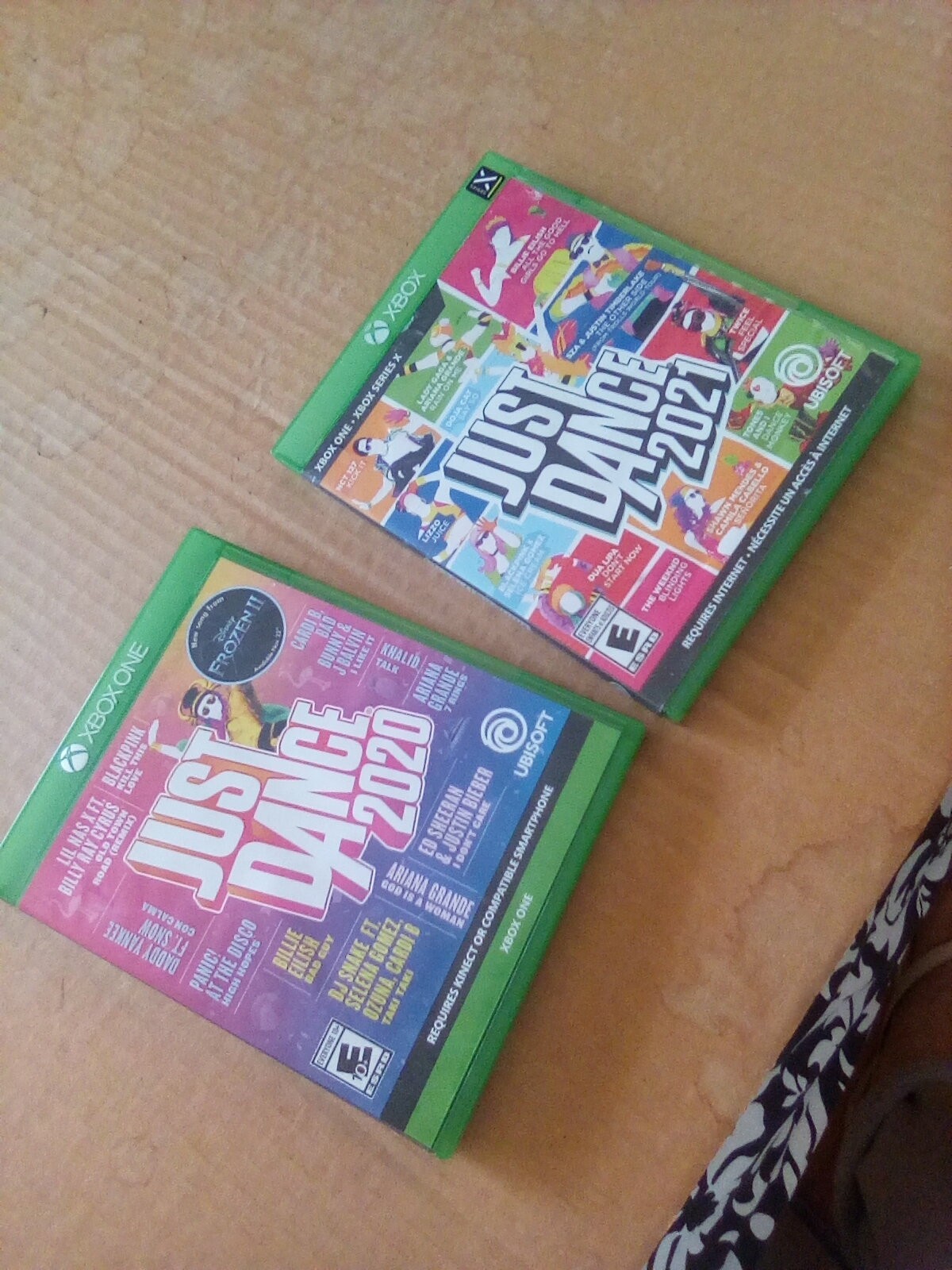 XBOX ONE Just Dance 2020 + XBOX ONE/XBOX SERIES X Just Dance 2021 Video GAME Lot
