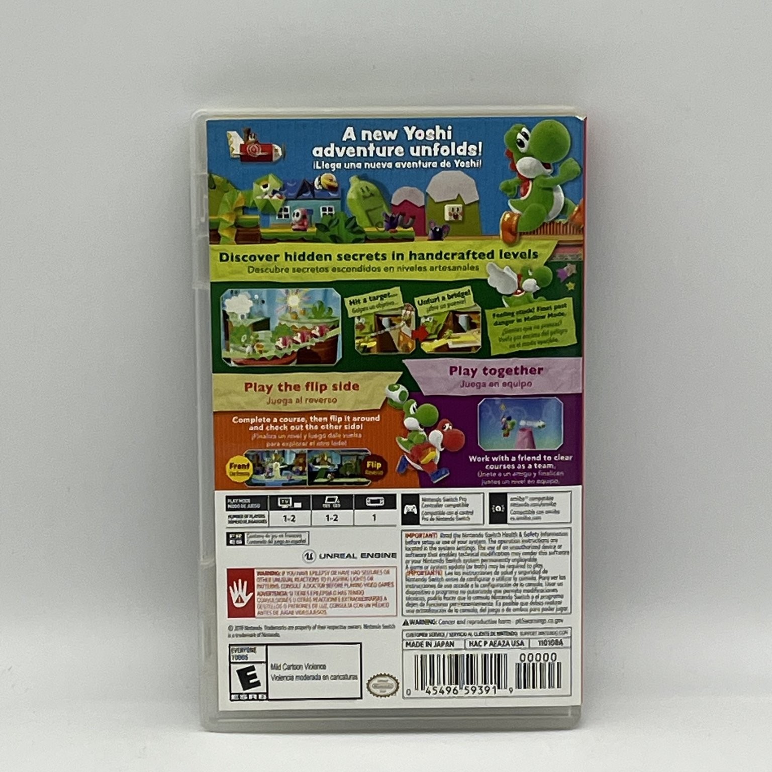 Yoshi’s Crafted World Nintendo Switch Video Game Co-op Multiplayer Adventure