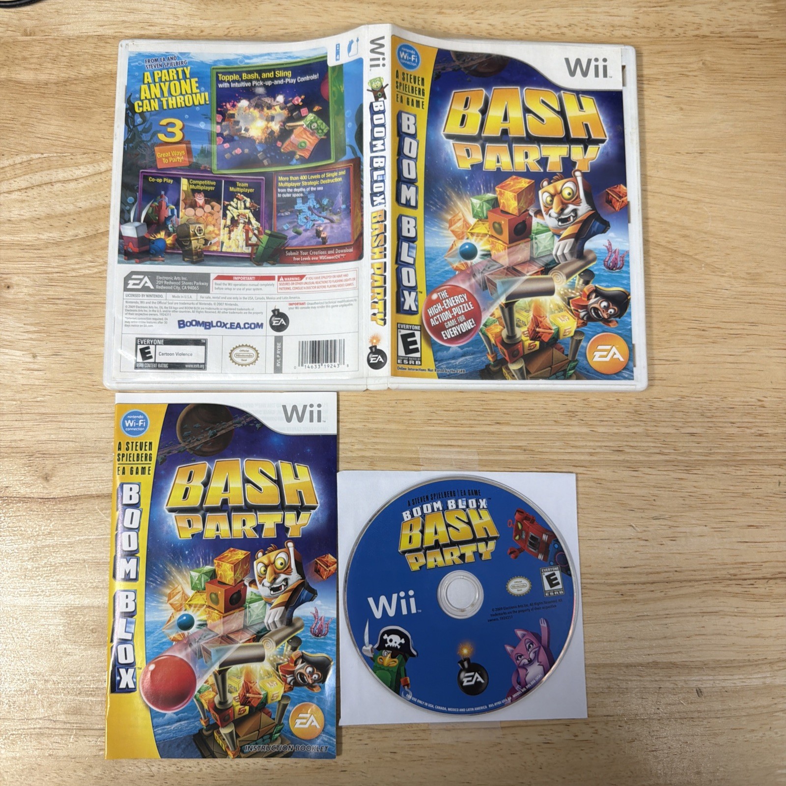 Boom Blox Bash Party Nintendo Wii CIB Tested Working