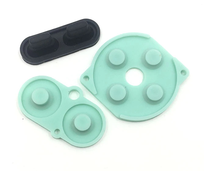 Game Boy Color GBC Conductive Silicone Rubber Pads Repair Kit – Complete Set