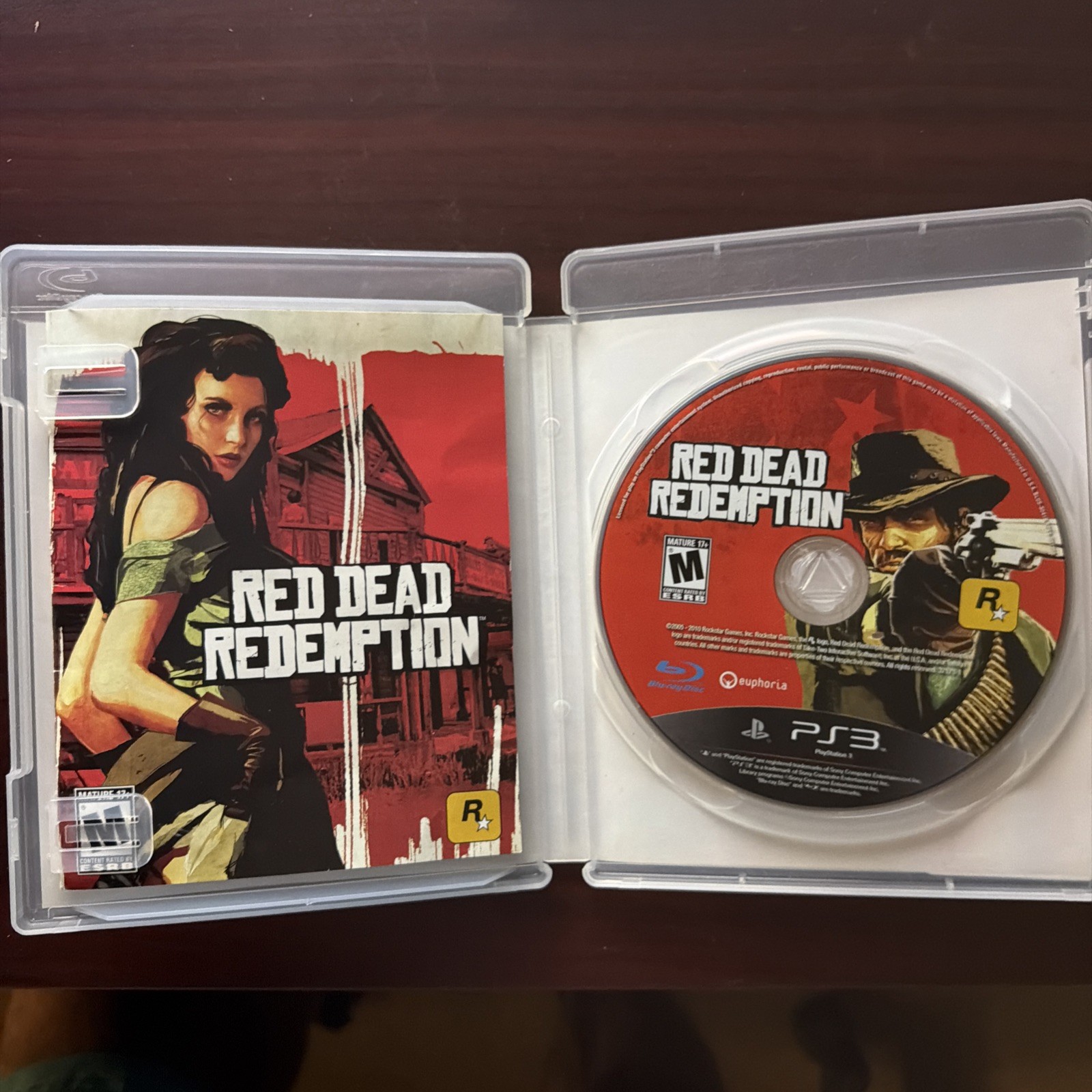 Red Dead Redemption Sony PlayStation 3 PS3 Game Manual Included – No Map
