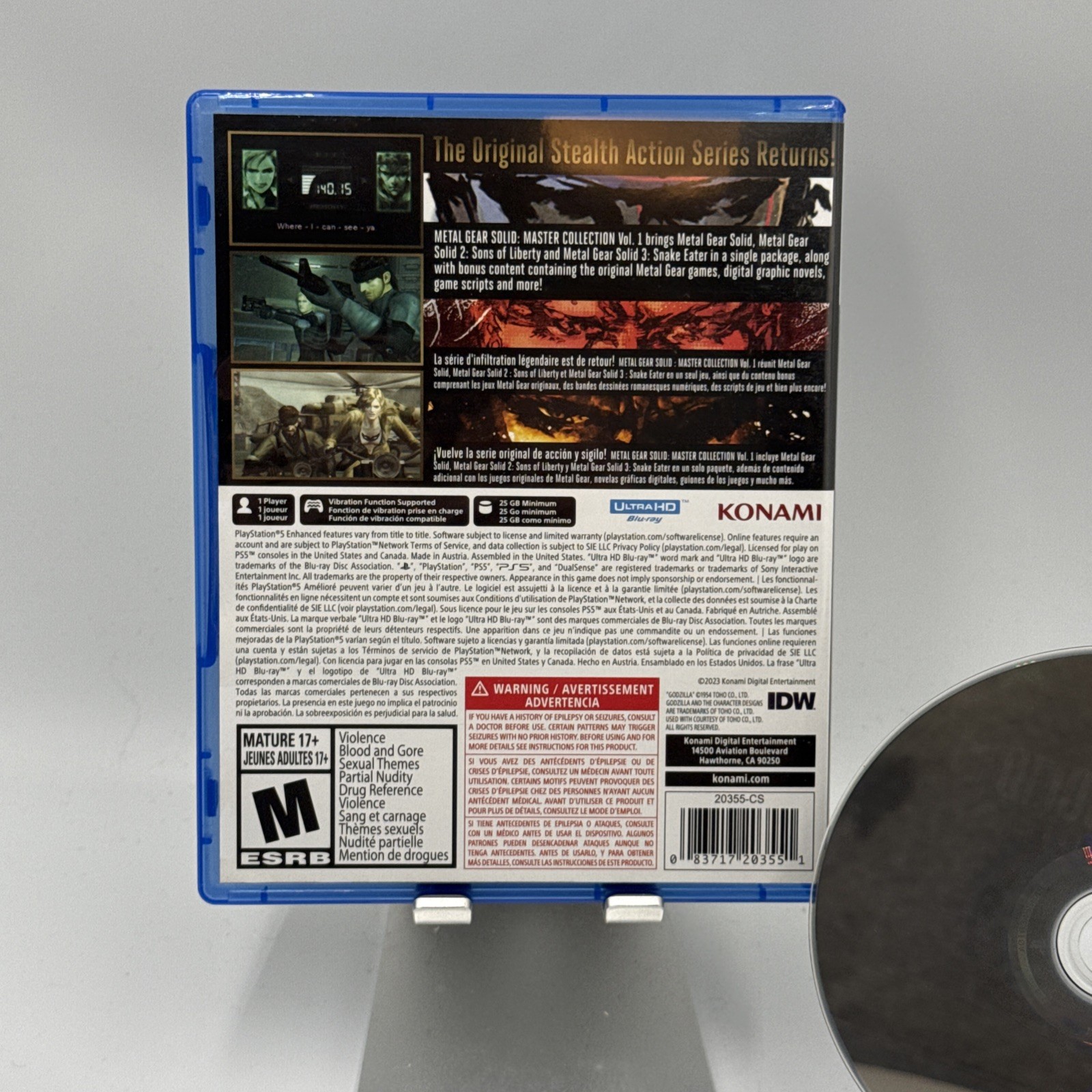 Metal Gear Solid: Master Collection Vol.1 – Sony PlayStation 5 / PS5