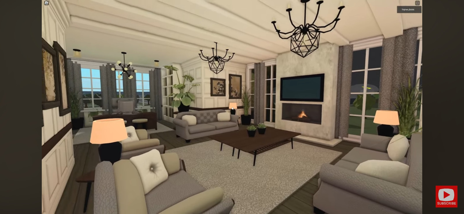 SUMMER FOREST HOME BLOXBURG.CHECK DESCRIP.FAST BUILDER FOR CHEAP PRICE