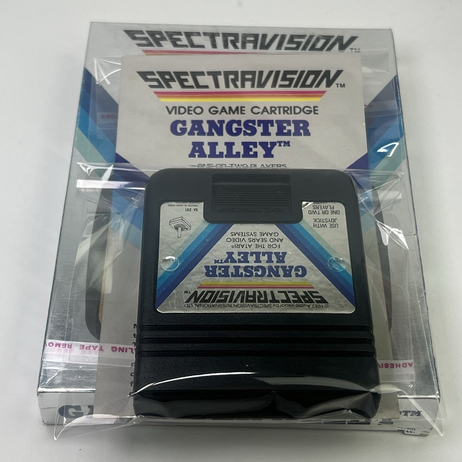 Atari 2600 Gangster Alley Tested, Boxed & Manual, Clean Game Cartridge CIB 80’s