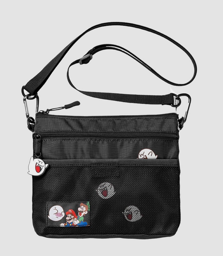 Nintendo TOKYO Super Mario Boo Bag Luigi Black Purse Japan Exclusive US SELLER