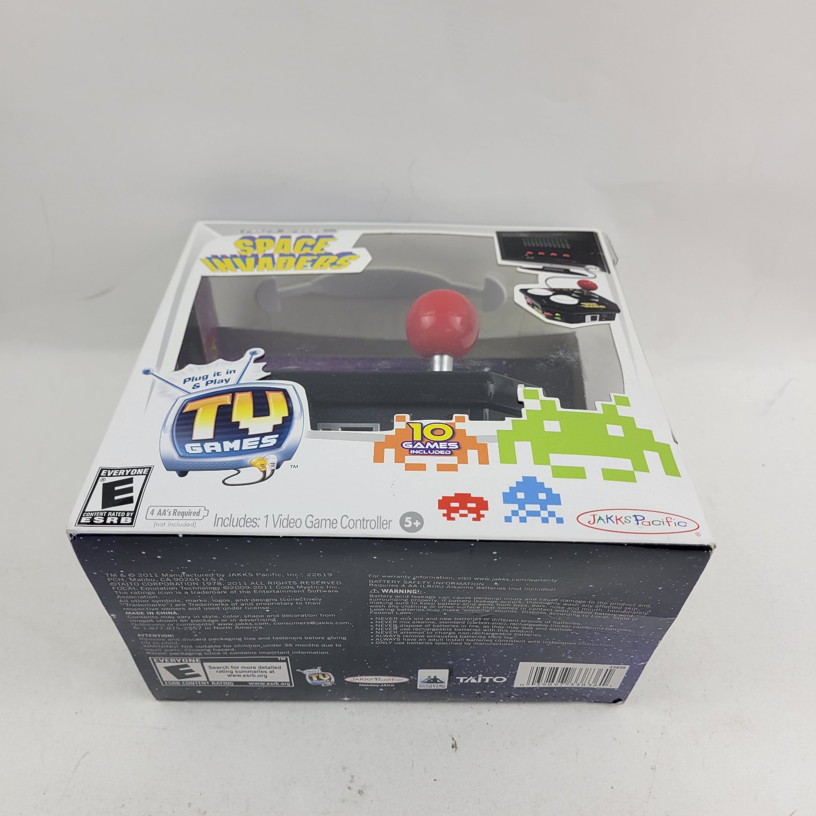 JAKKS Pacific Plug & Play TV Games – Space Invaders – 10 Games Included. New