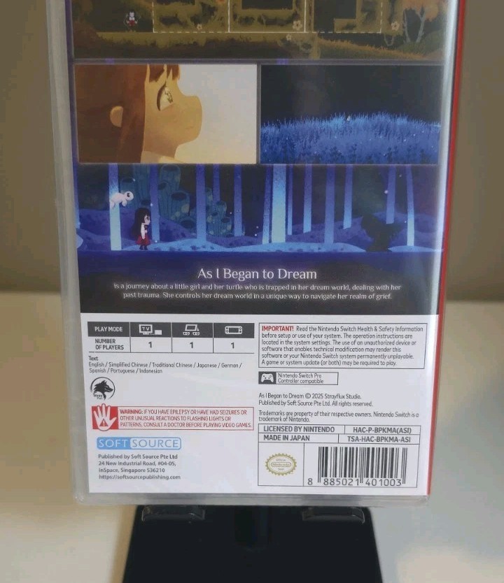 As I Began to Dream (Nintendo Switch, 2025) Brand New Factory Sealed Fast Ship