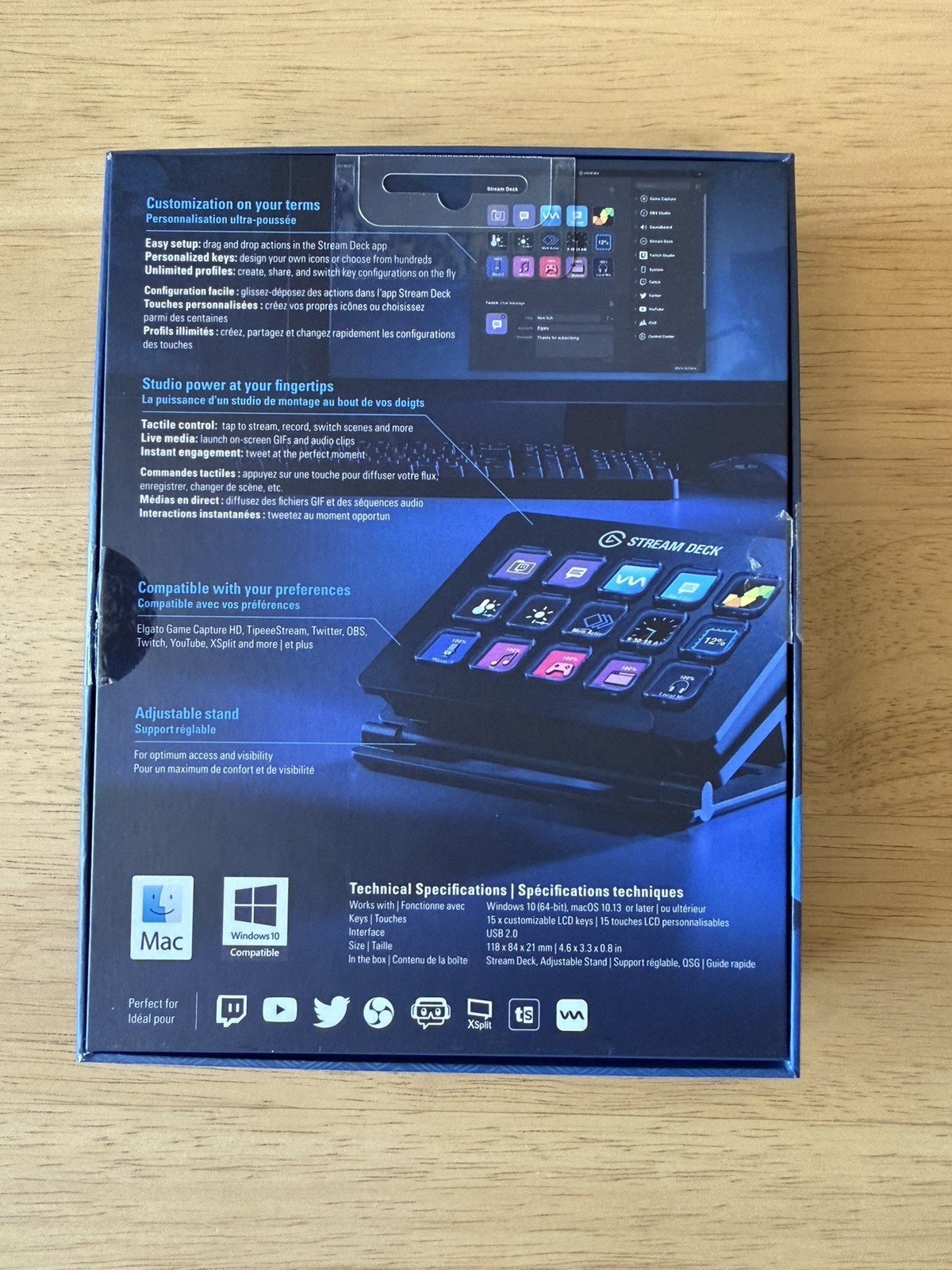 Elgato Stream Deck Live Content Creation Controller – Black, 15 Keys