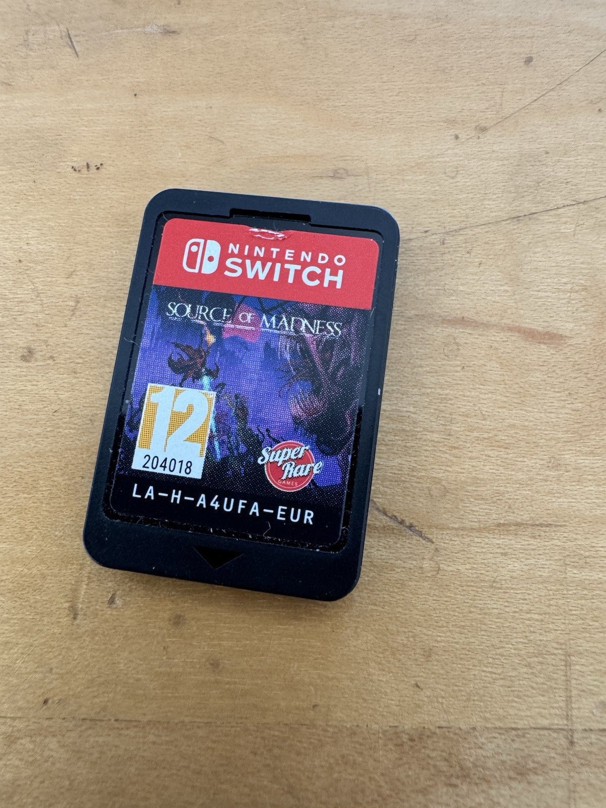 Source of Madness Nintendo Switch Game Cartridge Only Super Rare Games EUR