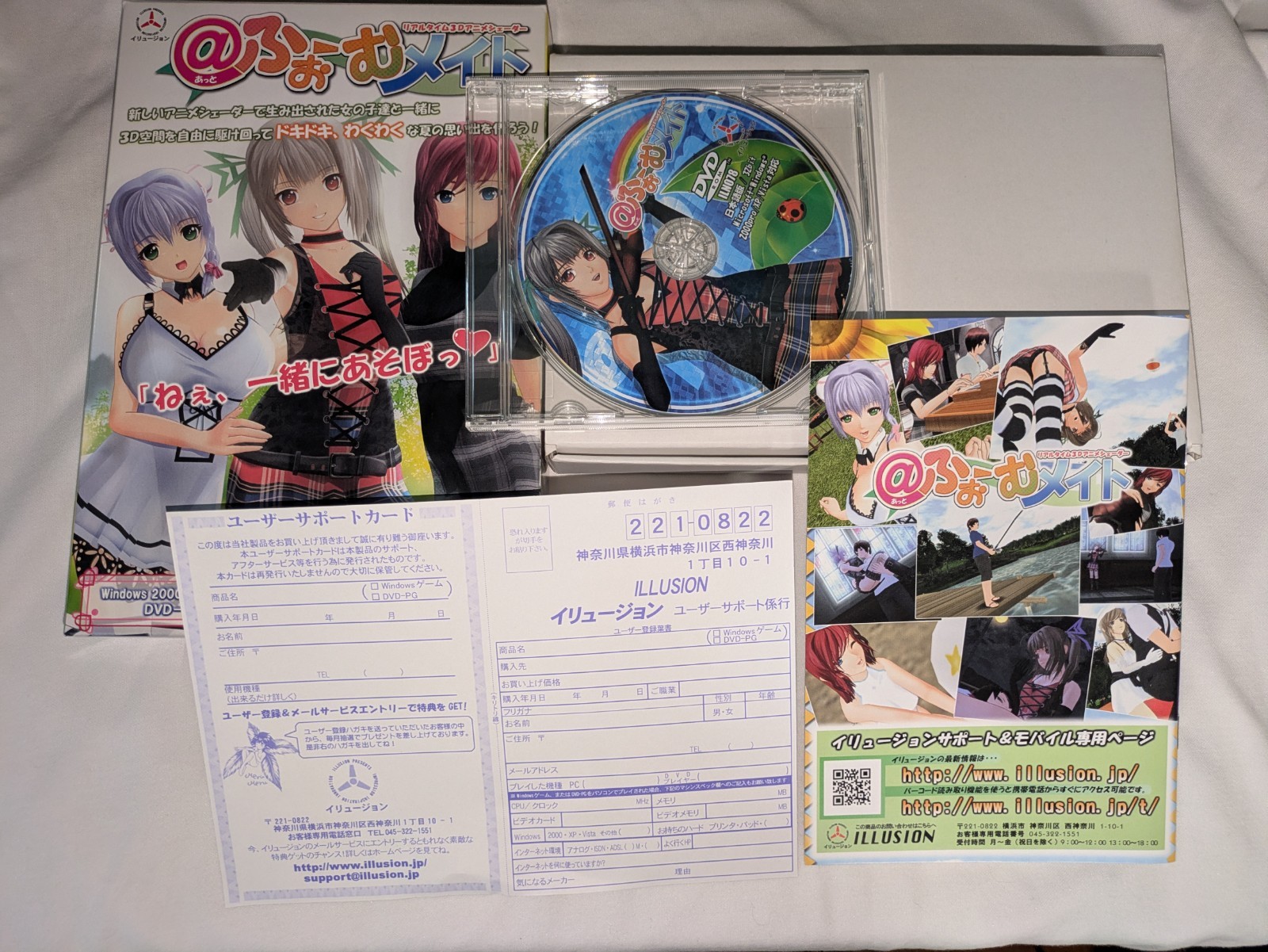 ILLUSION @Home Mate PC DVD-ROM Japanese Adult Game Complete Japan
