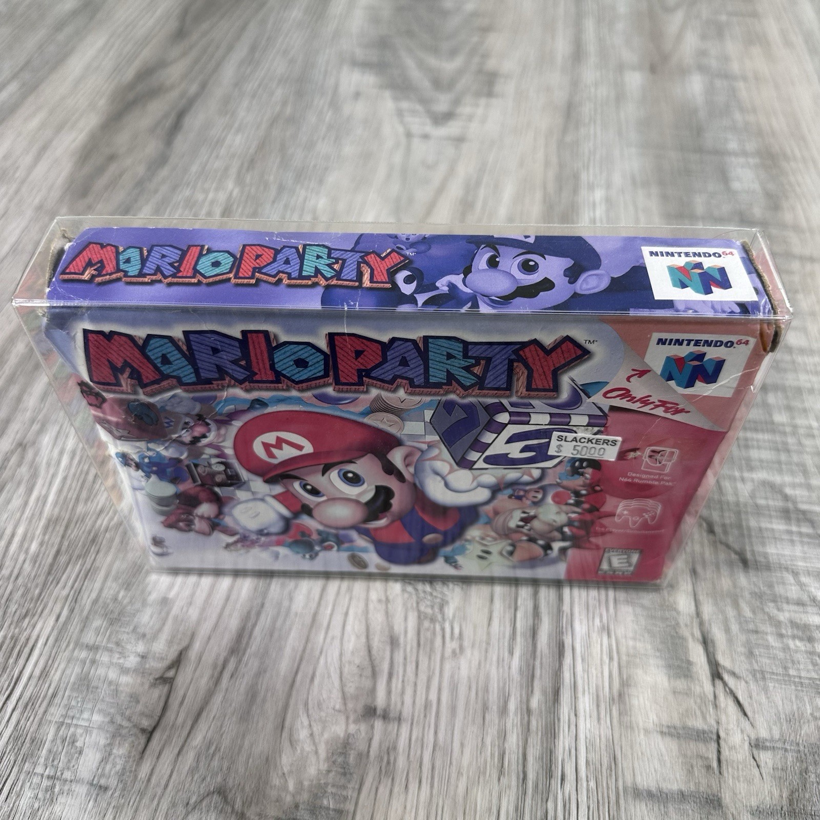 Mario Party 1 Nintendo 64 N64 CIB Original Box & Manual Plastic Protector *Read*