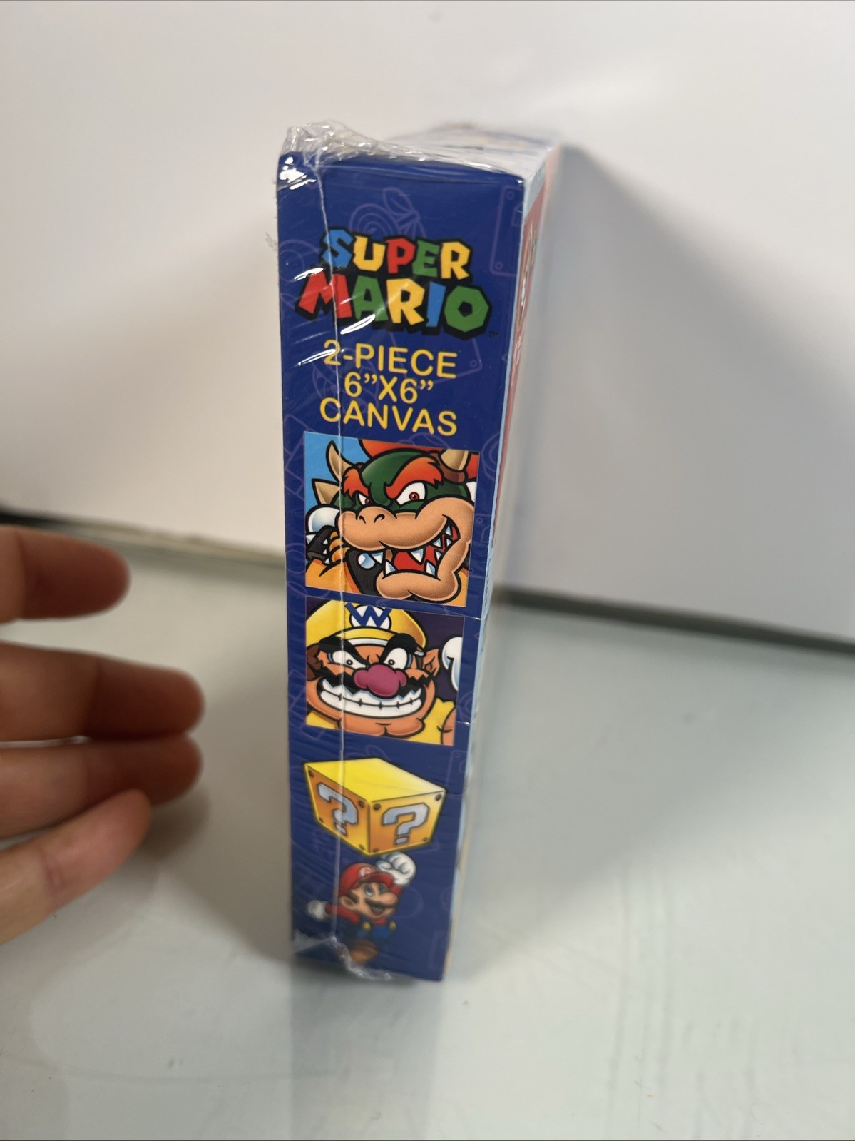 Wario and Bowser 6 x 6 Canvas Pictures By Pyramid Official Nintendo