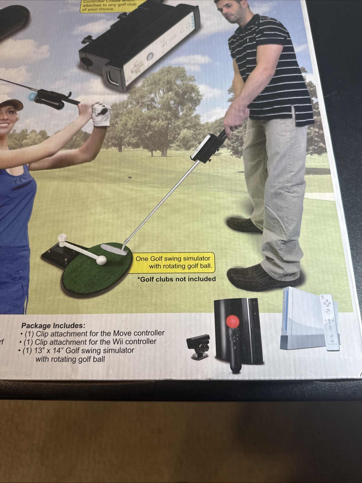 CTA Universal Virtual Golf Set For Nintendo Wii & PS Move Includes All Pieces